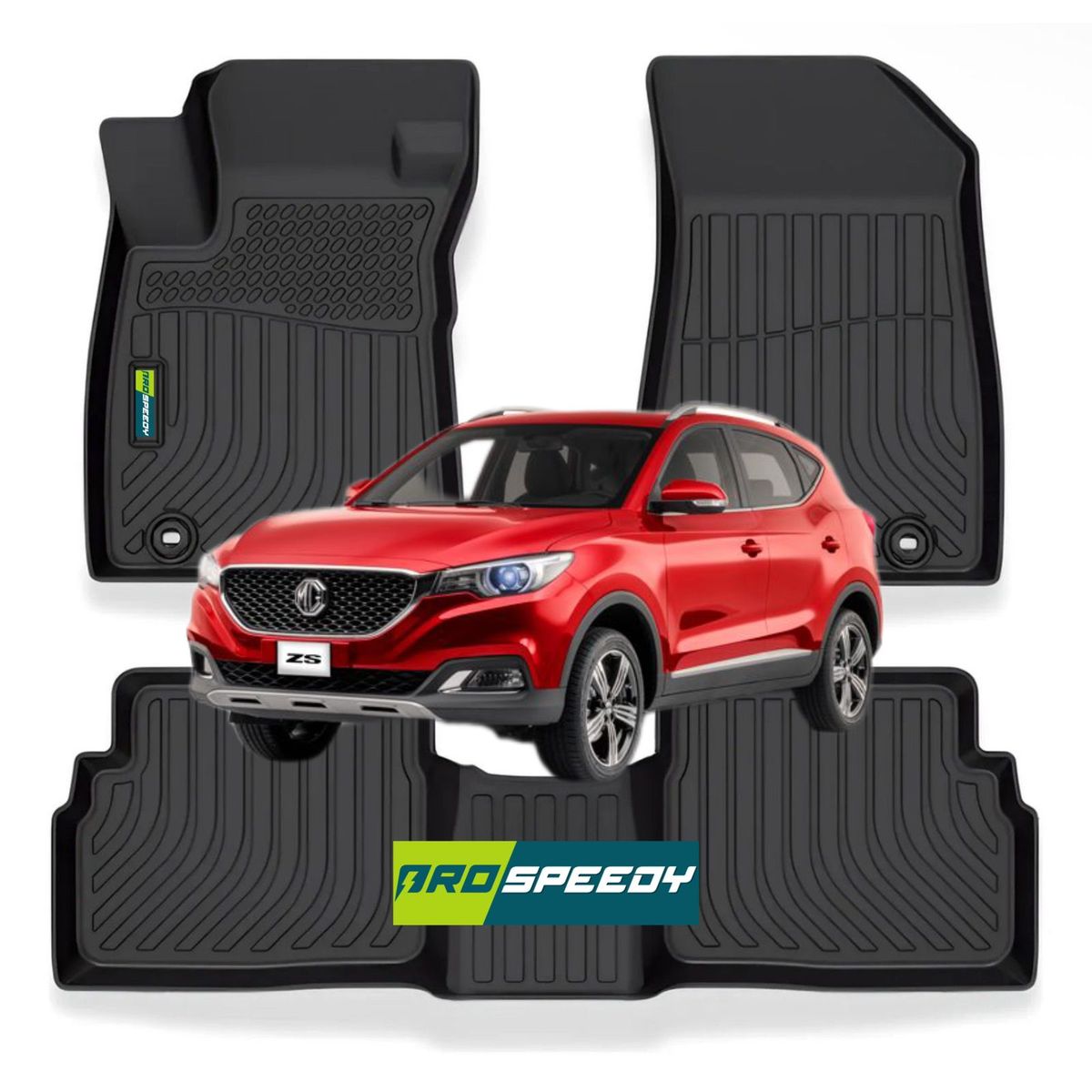 GENERICO - PISOS CALCE PERFECTO PROSPEEDY MG ZS 2018-2024-2025 3PIEZAS