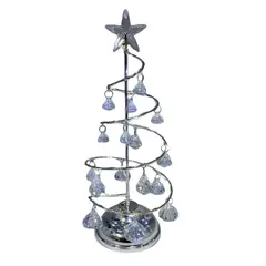 EKOL TACTICA MILITAR - Árbol Navidad Led 27 Cm Metal Tradicional Con Adornos Navidad 2025