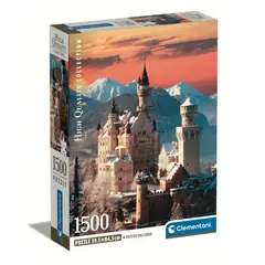 CLEMENTONI - Puzzle 1500 piezas Neuschwastein Compact