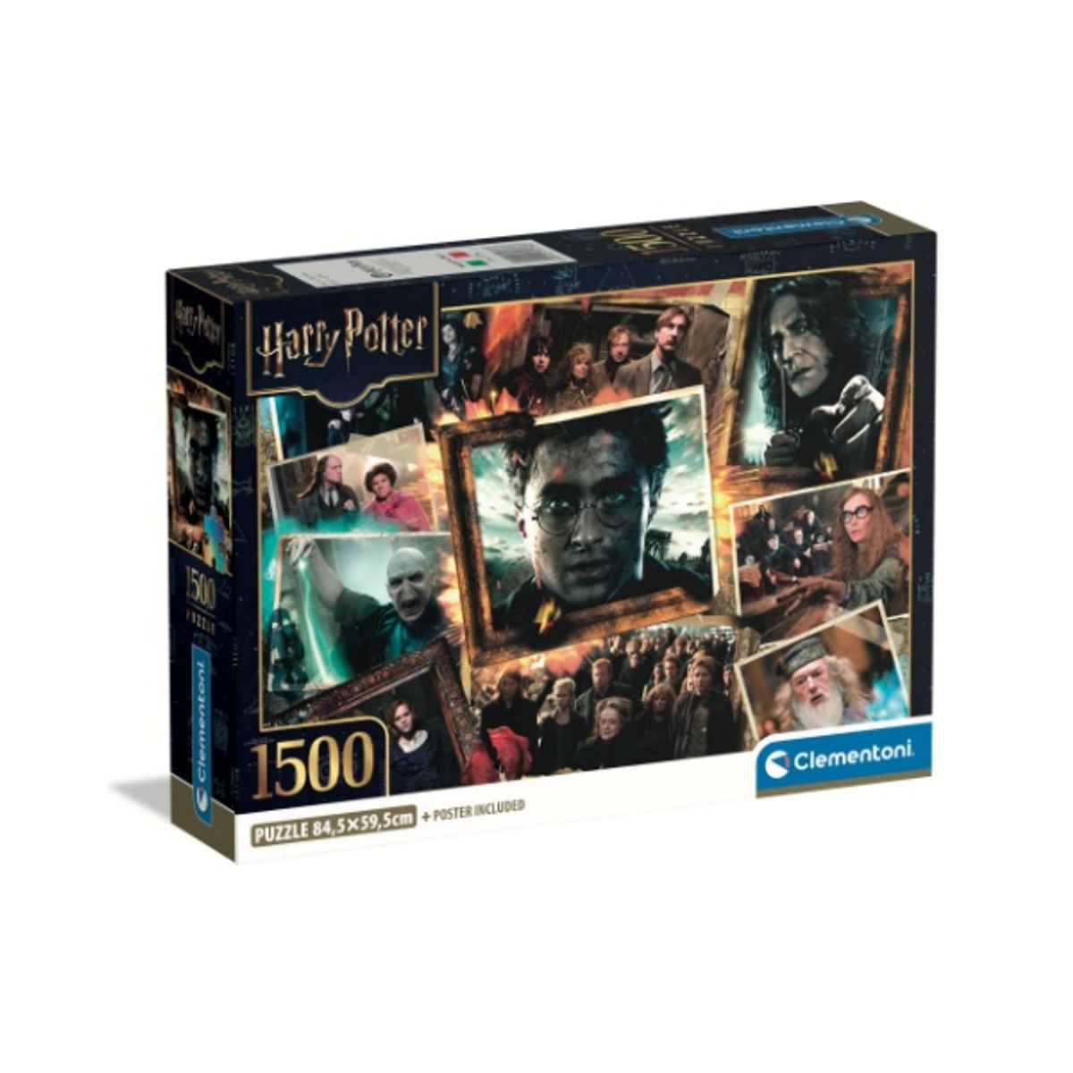 CLEMENTONI - Puzzle 1500 piezas Harry Potter Personajes Compact