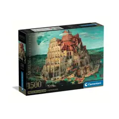 CLEMENTONI - Puzzle 1500 piezas Museo Torre de Babel BRUEGUEL Compact