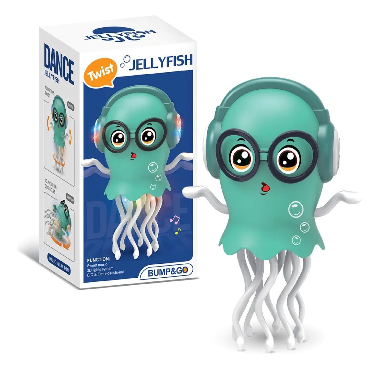 GENERICO - Medusa Bailarina Jellyfish Con Luces Y Sonido