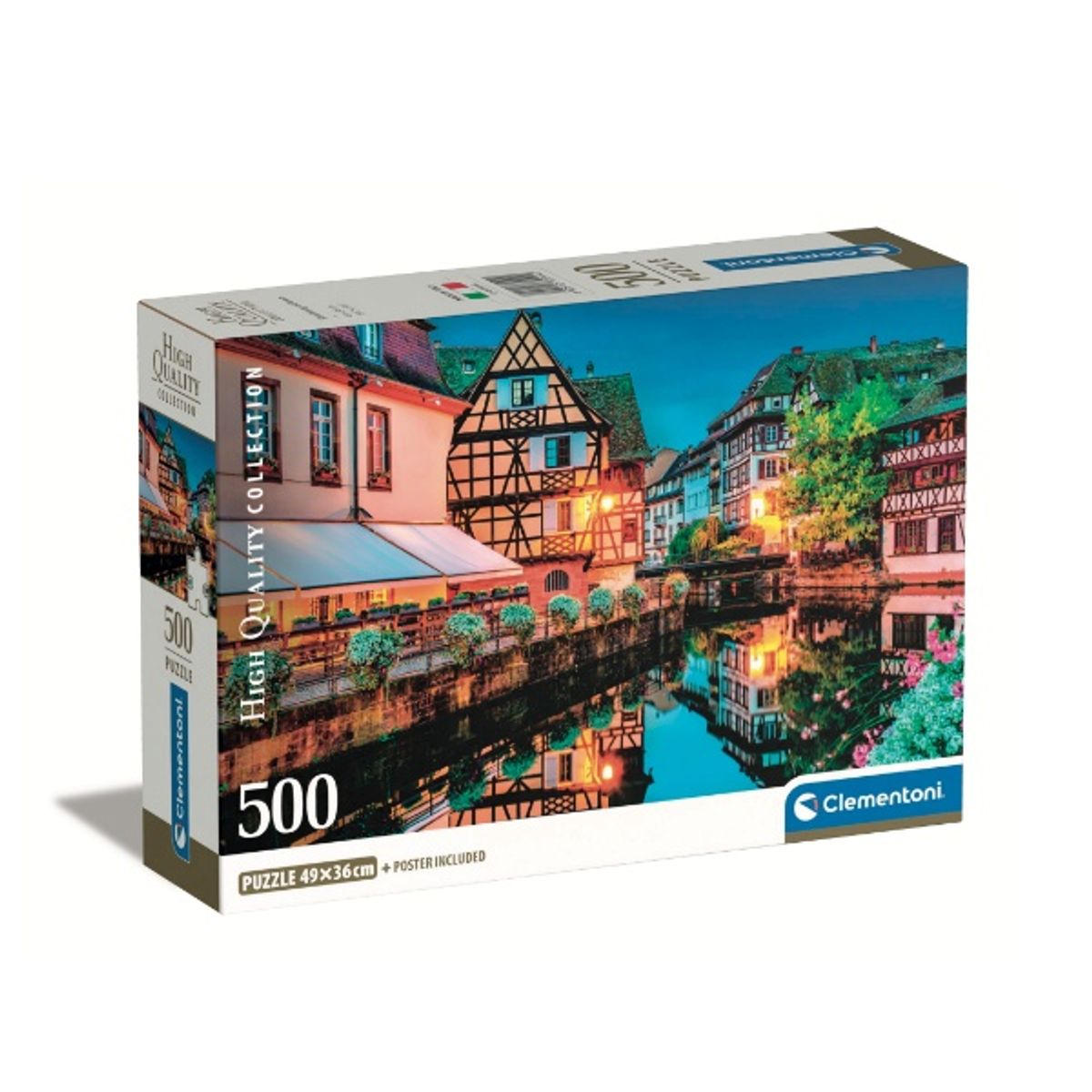 CLEMENTONI - Puzzle 500 piezas Strasbourg  Compact