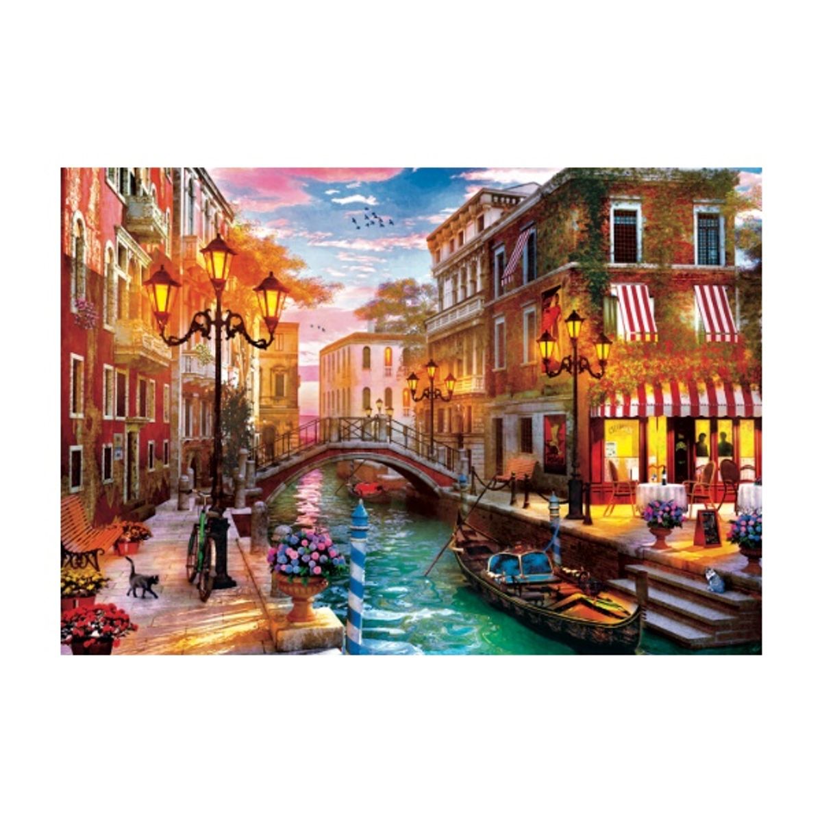CLEMENTONI - Puzzle 500 piezas Atardecer en Venecia Compact
