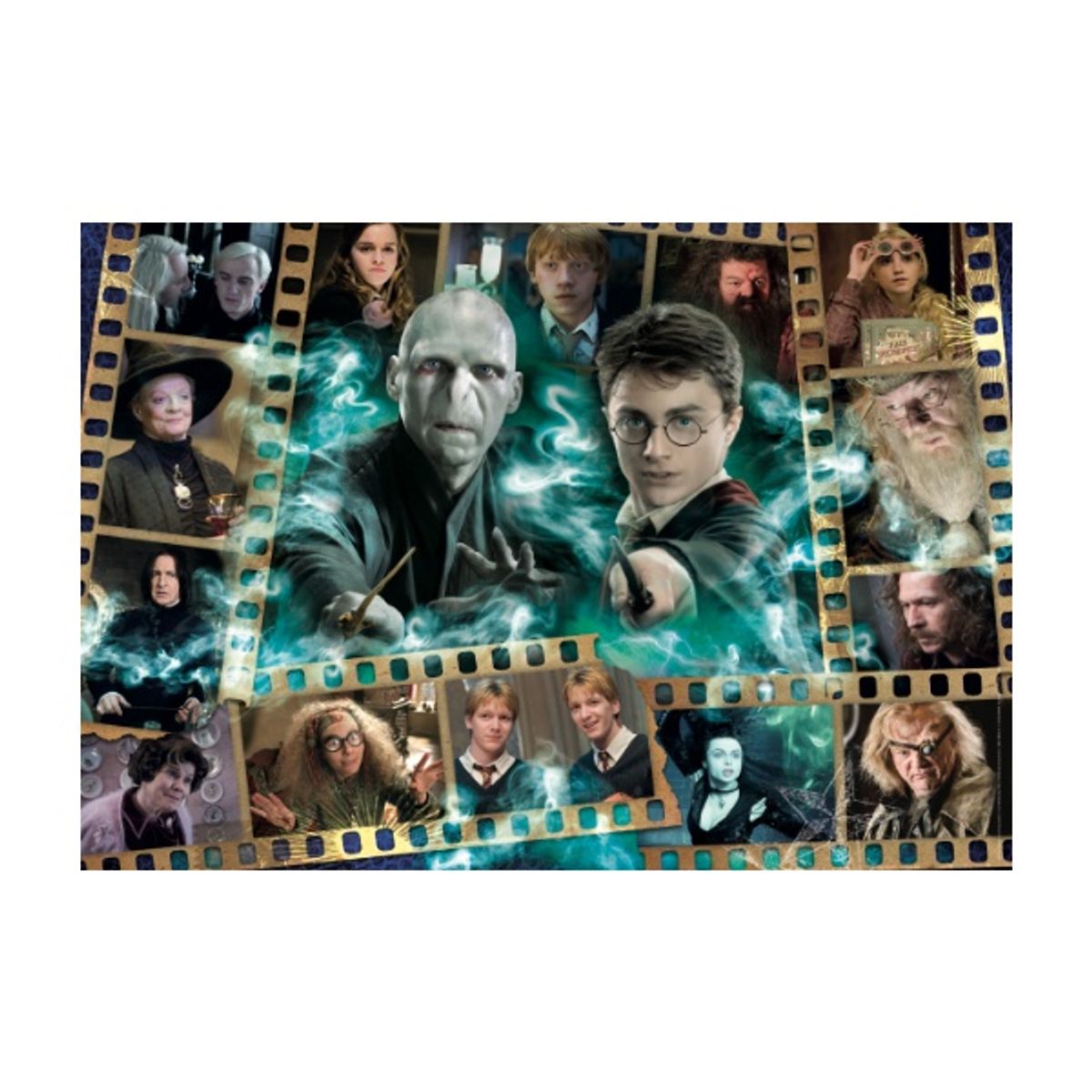 CLEMENTONI - Puzzle 1000 piezas Harry Potter Personajes Compact