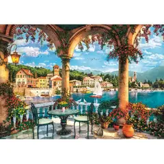 CLEMENTONI - Puzzle 1000 piezas Vista al Lago de Como Compact