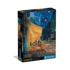 CLEMENTONI - Puzzle 1000 piezas Museo Cafe Terraza V GOGH Compact
