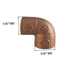 GENERICO - Codo Bronce 12 SO - 12 SO