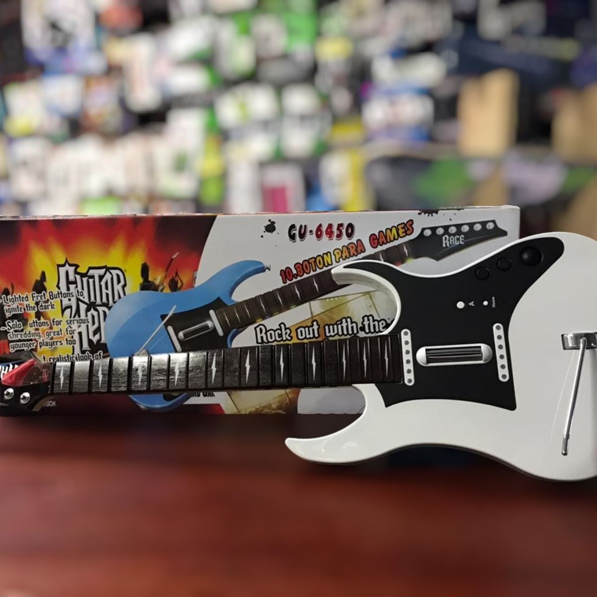 GENERICO - Guitar Hero Guitarra Inalámbrica para Nintendo Wii