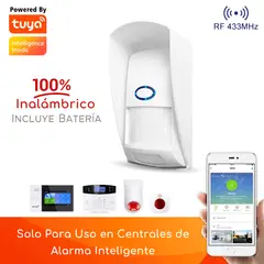 D MOTICA - Sensor De Movimiento Pir Infrarrojo EXTERIOR Inalámbrico 433mhz