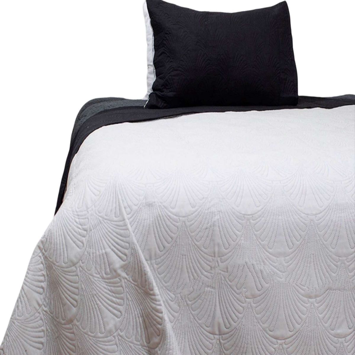 DORAL - Cubrecama Colcha Quilt Bicolor plaza y media Doral