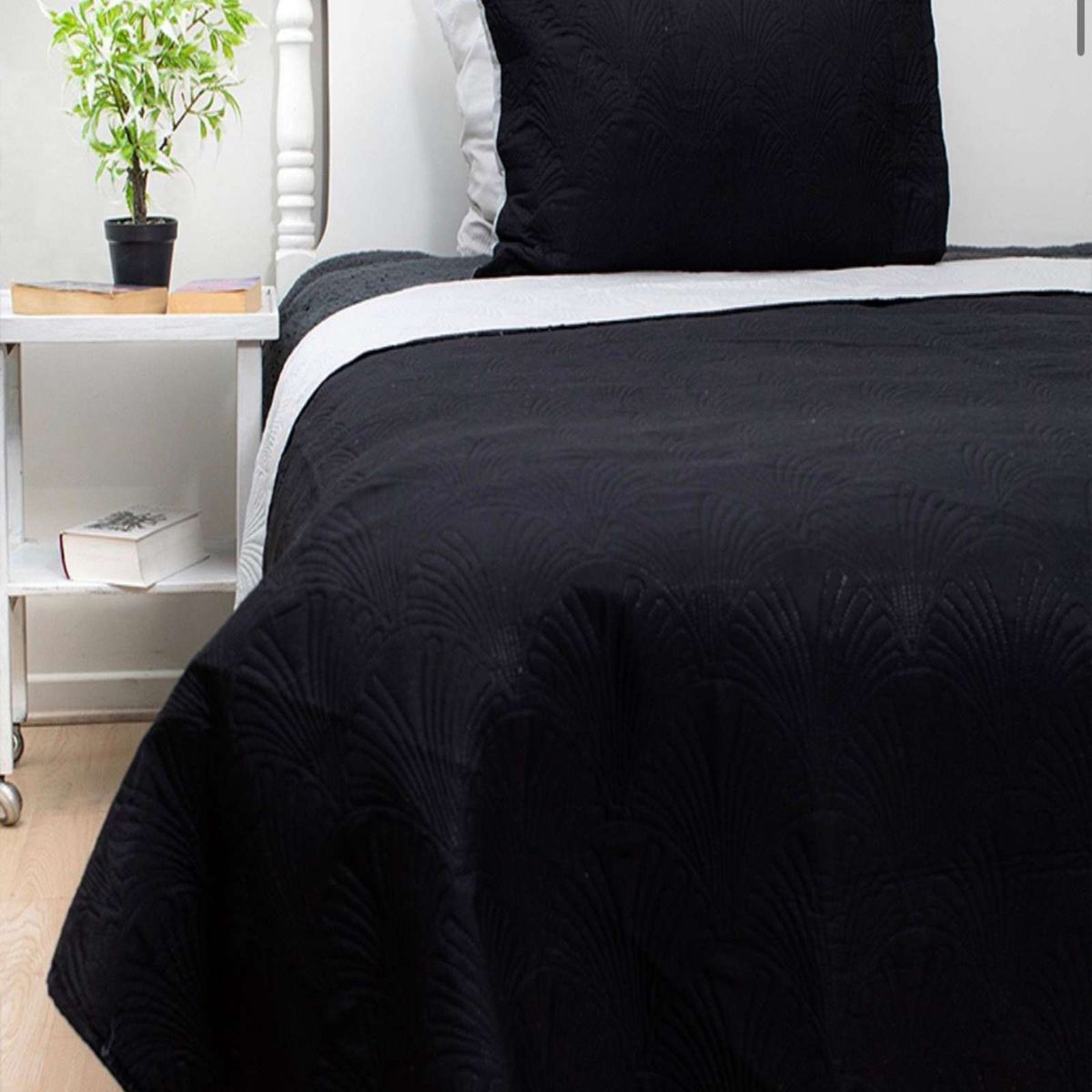 DORAL - Cubrecama Colcha Quilt Bicolor plaza y media Doral