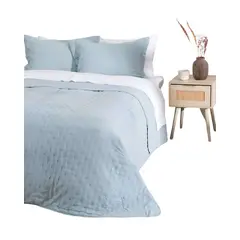 MASHINI - Cubrecama Colcha Quilt 2 plazas Ultra Sevilla MF