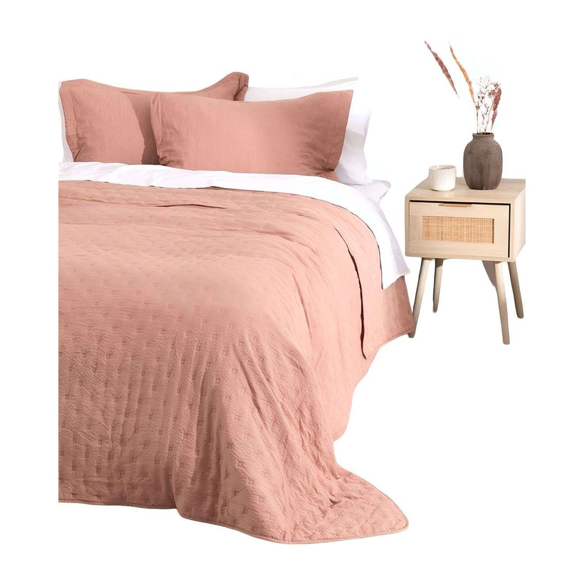 MASHINI - Cubrecama Colcha Quilt King Ultra Sevilla MF Mashini