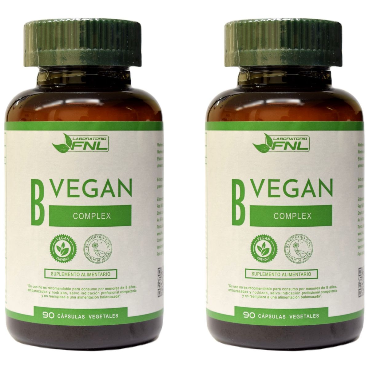 FNL - Multivitaminico B Complex Vegan 180 Caps Fnl