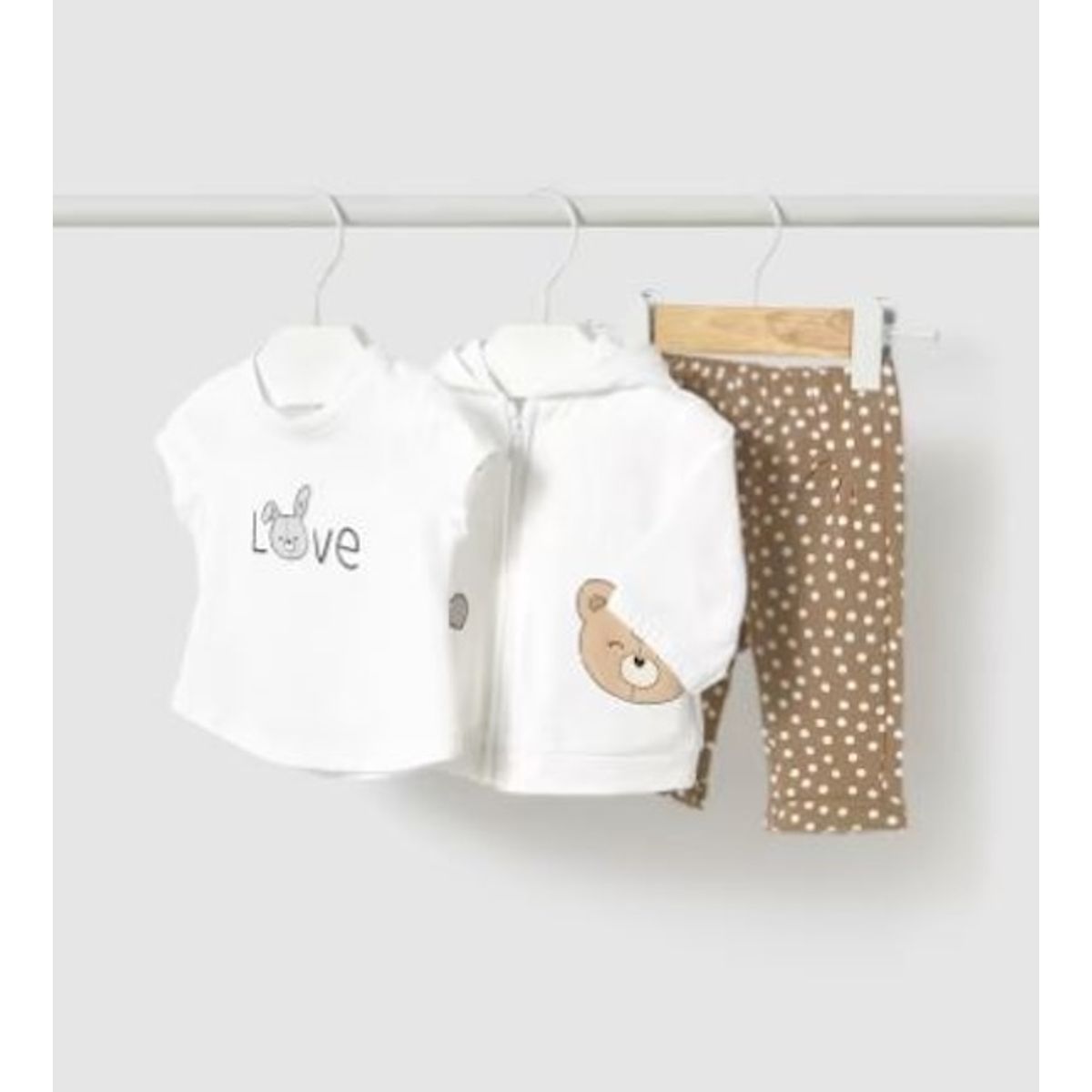 MAYORAL - Conjunto de tres prendas pantalón + polerón + camiseta