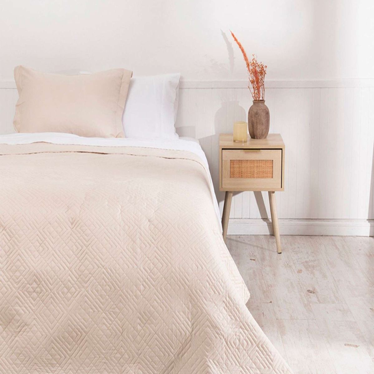 MASHINI - Cubrecama Colcha Quilt Cordoba plaza y media Mashini