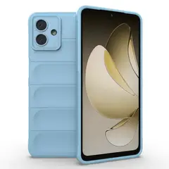 GENERICO - Carcasa para Samsung Galaxy A07 Robusta Silicona - Celeste