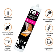 REX - Adhesivo de Montaje Pasta