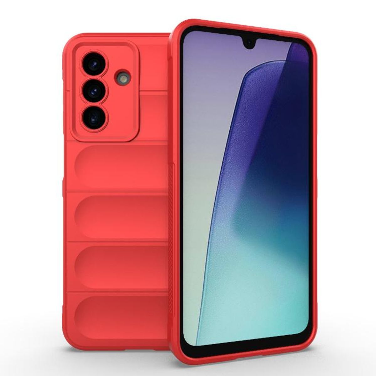 GENERICO - Carcasa para Samsung Galaxy A17 5G Robusta Silicona - Rojo