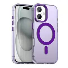 GENERICO - Carcasa para iPhone 17 Compatible Carga Magnética - Lila