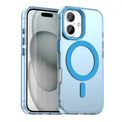 GENERICO - Carcasa para iPhone 17 Compatible Carga Magnética - Celeste