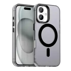 GENERICO - Carcasa para iPhone 17 Compatible Carga Magnética - Negro
