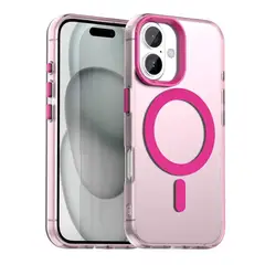 GENERICO - Carcasa para iPhone 17 Compatible Carga Magnética - Rosa