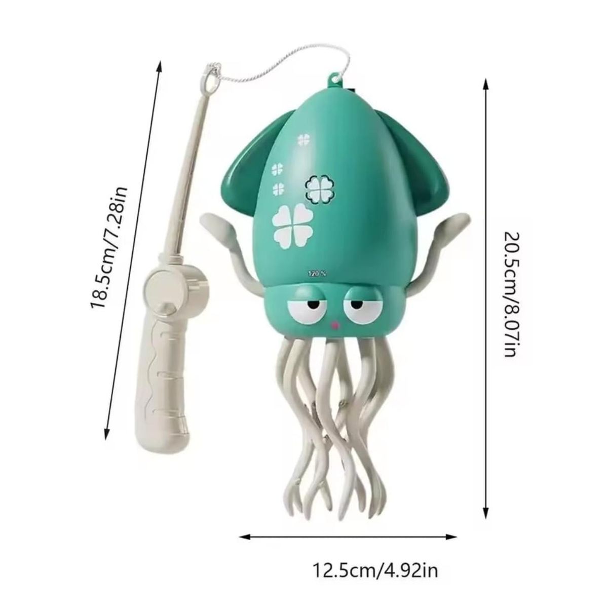 GENERICO - Pulpo Bailarin De juguete Recargable USB - Verde