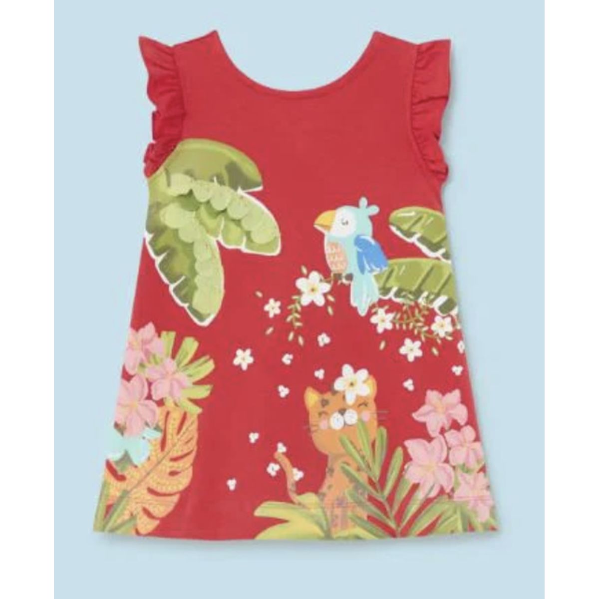 MAYORAL - Vestido estampado tropical beba