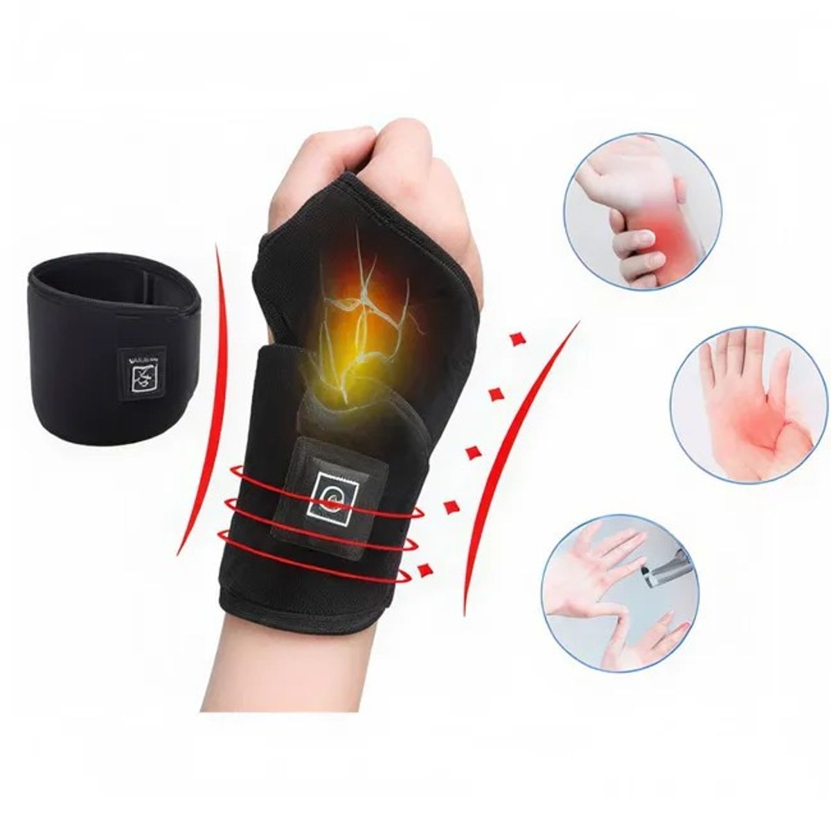 MOVI - Muñequera Terapéutica 3 Niveles de Calor– Alivio articular instantáneo