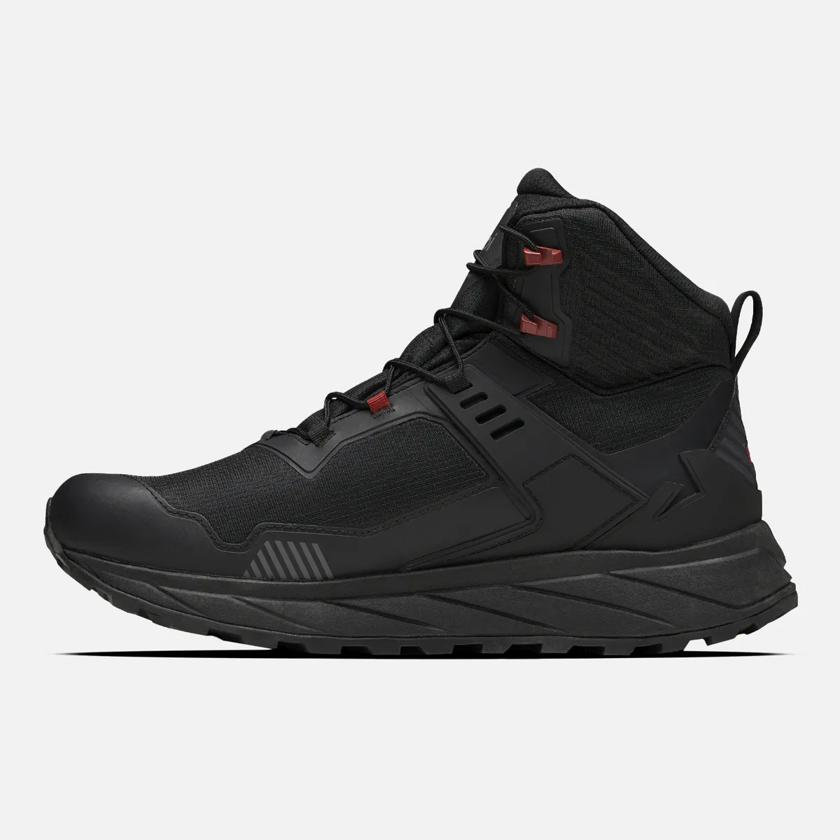 LIPPI - Zapatilla Hombre Atlas Mid Negro / Rojo Lippi