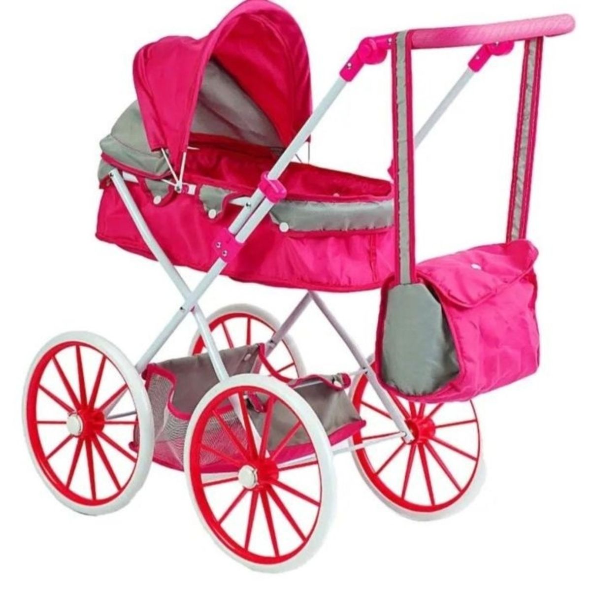 GENERICO - PACK X 3 JUGUETE MEGA COCHE CARRIOLA PREMIUM BOLSA