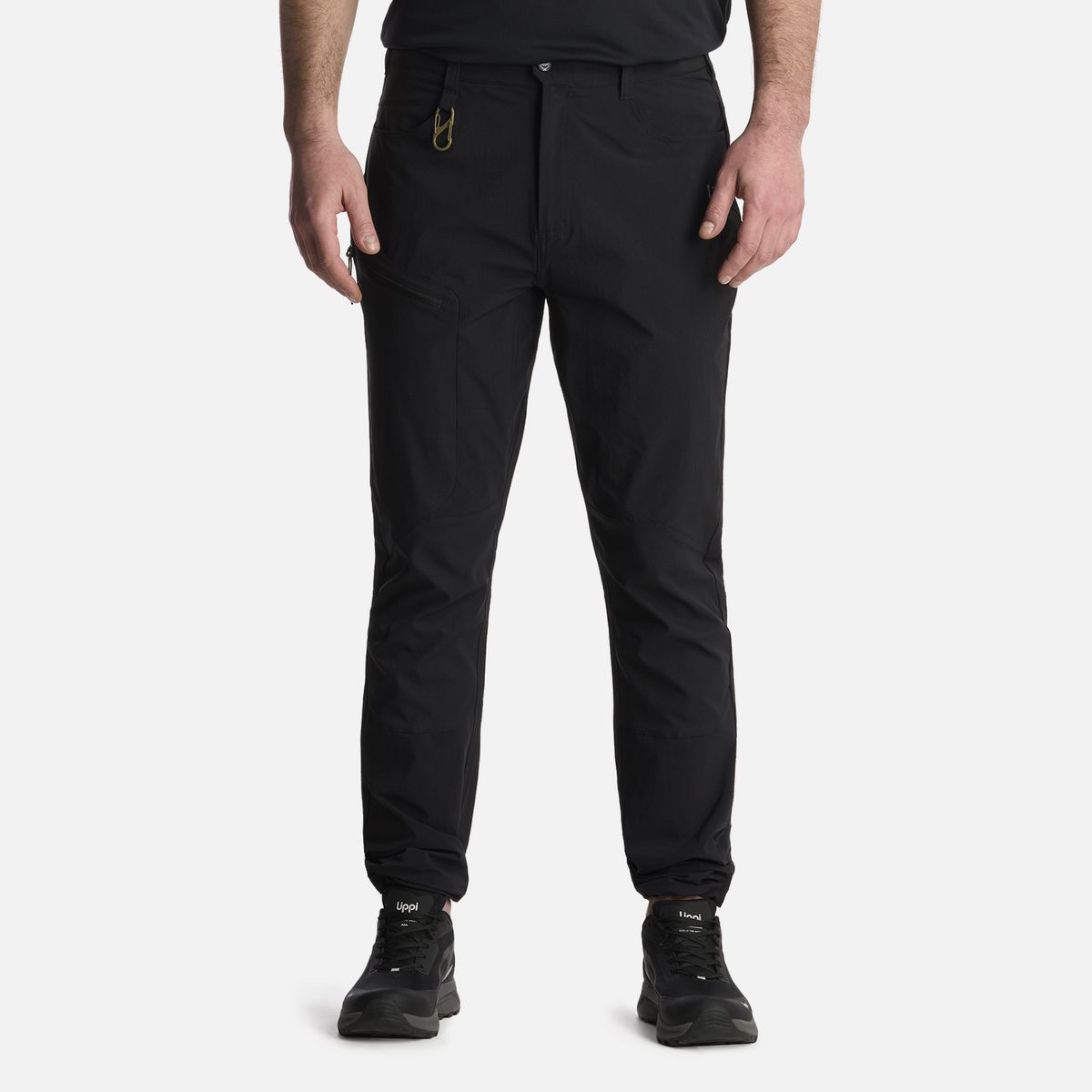 LIPPI - Pantalón Hombre Lennox Q-Dry Slim Fit Pants Negro Lippi