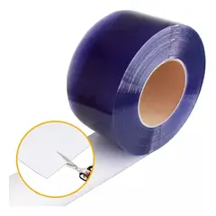 KUANGYE - Tiras Cortina De Pvc Transparente Lama Pvc Aislante 50mts