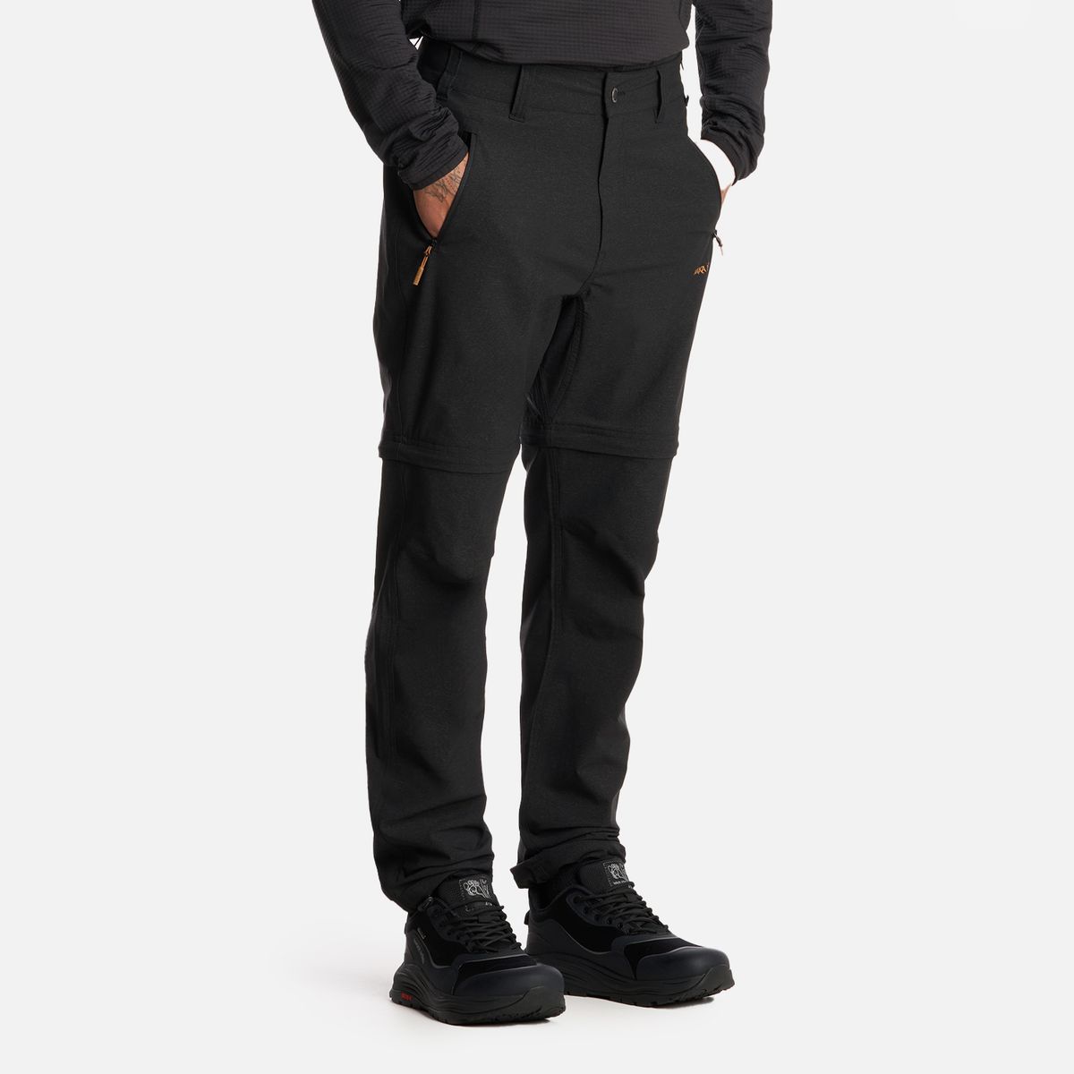 HAKA HONU - Pantalón Hombre Desmontalo Negro Haka Honu