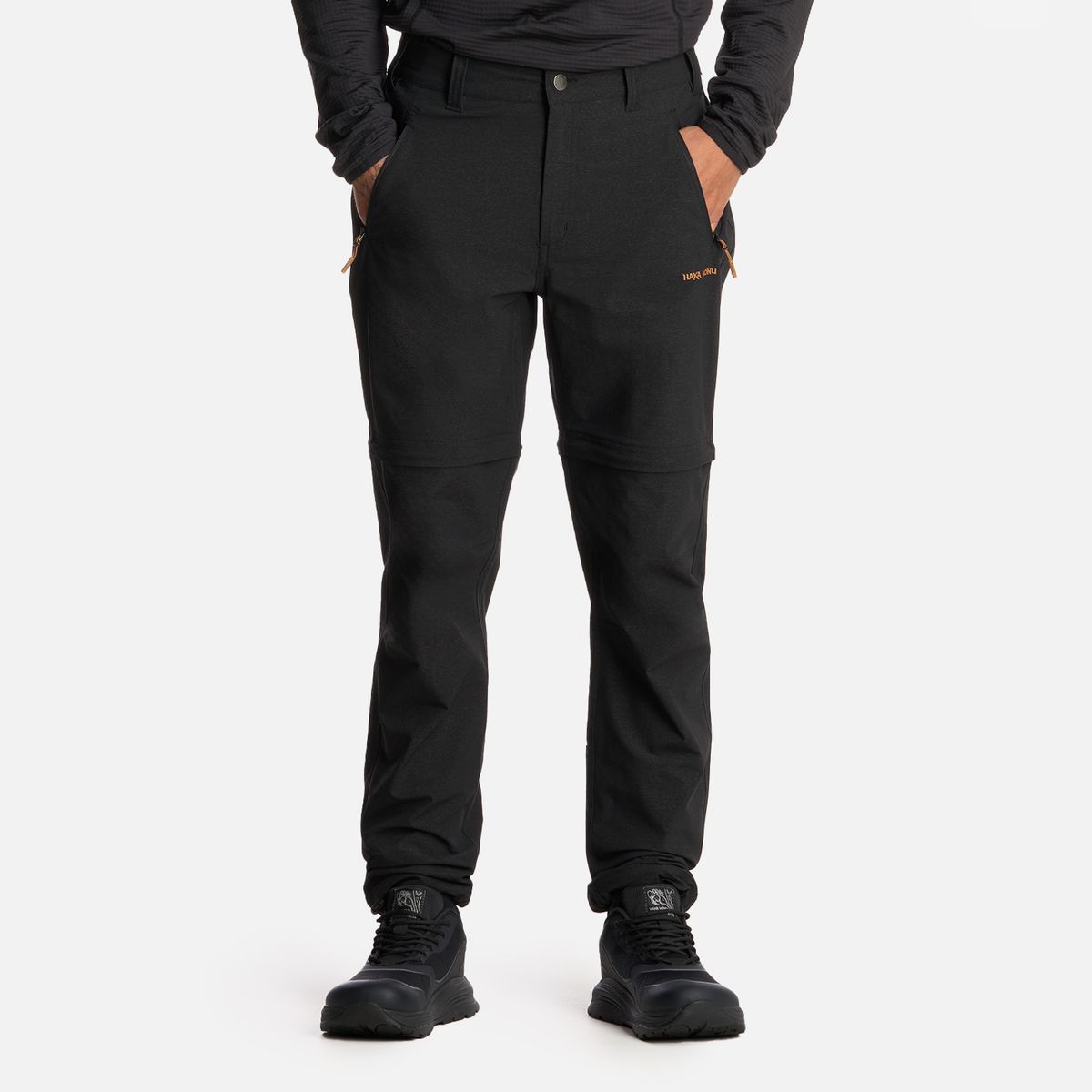 HAKA HONU - Pantalón Hombre Desmontalo Negro Haka Honu