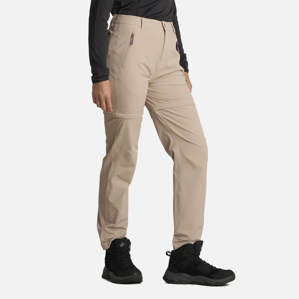 HAKA HONU - Pantalón Mujer Desmontalo Taupe Haka Honu