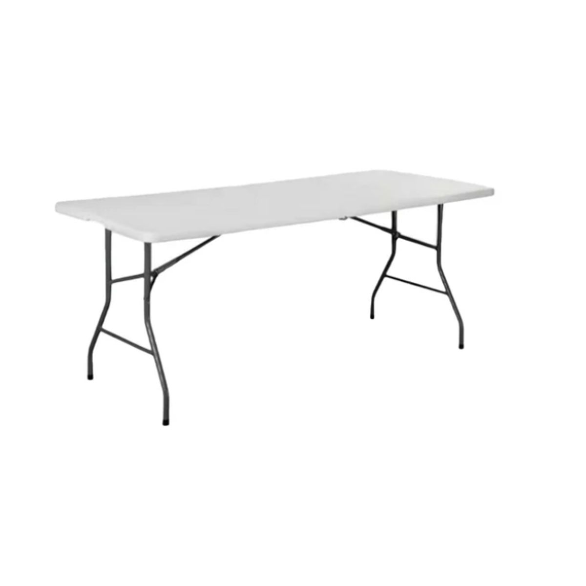 GENERICO - MESA PLEGABLE 180M BLANCA PLASTICA