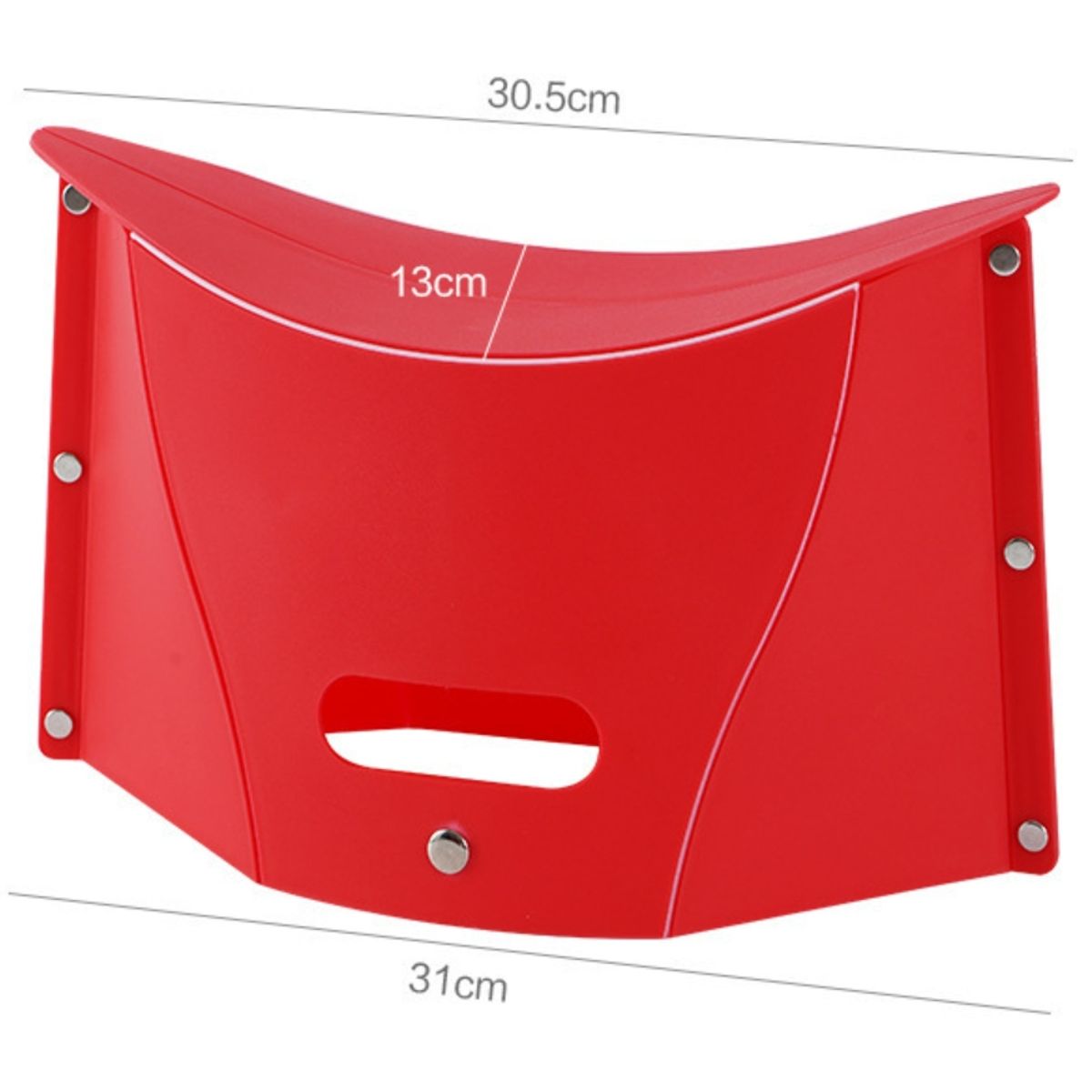 KINDA NICE - Taburete De Plástico Portátil Plegable Multifuncional