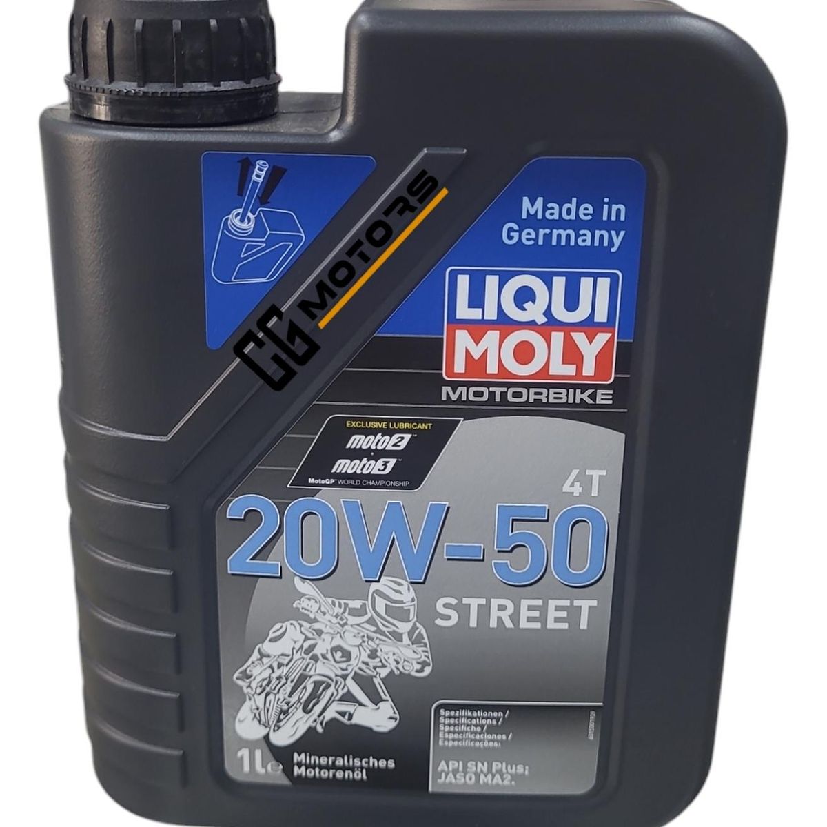 LIQUI MOLY - Aceite De Moto 20w50 Semi-sintetico Liquimoly 4t 1l Original