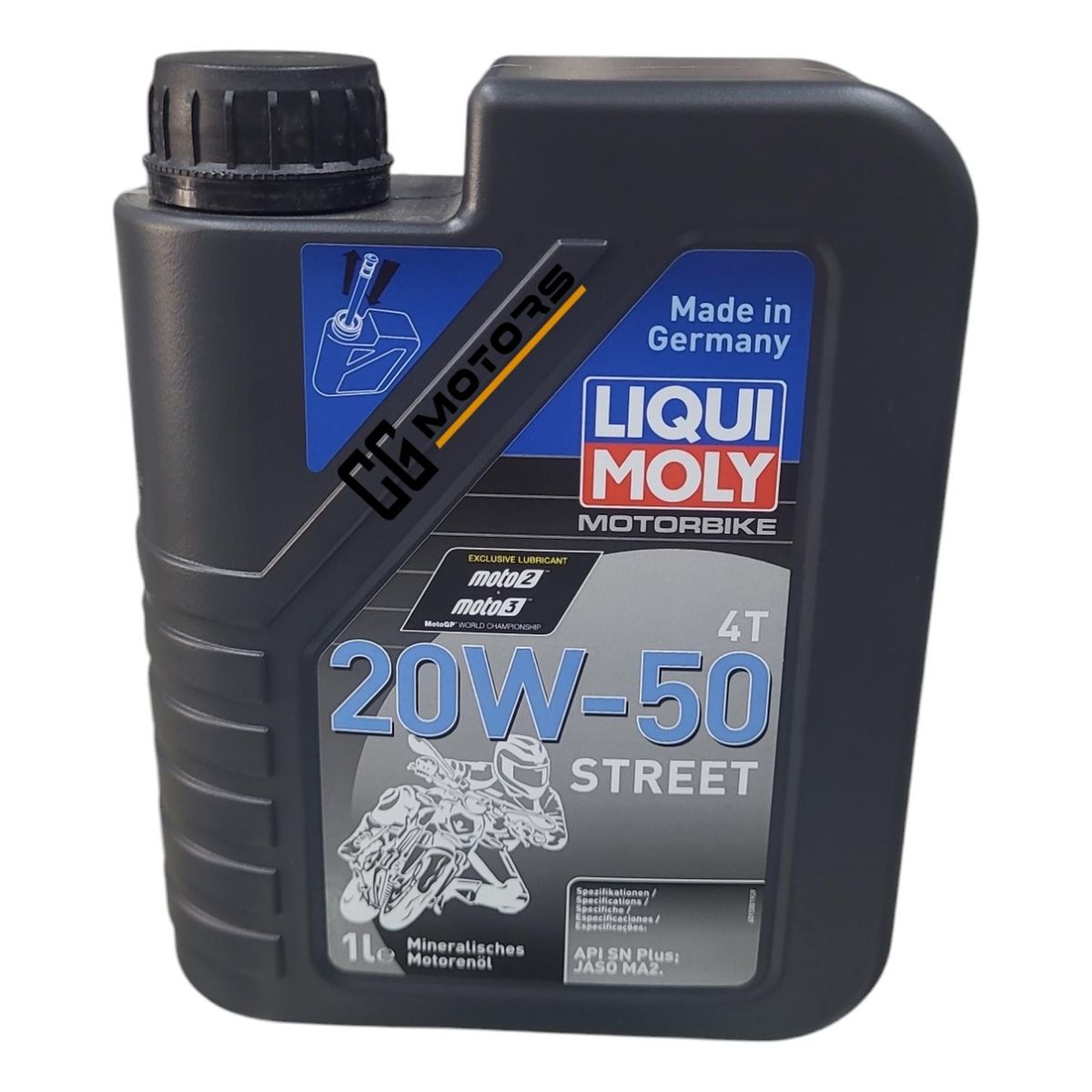 LIQUI MOLY - Aceite De Moto 20w50 Semi-sintetico Liquimoly 4t 1l Original