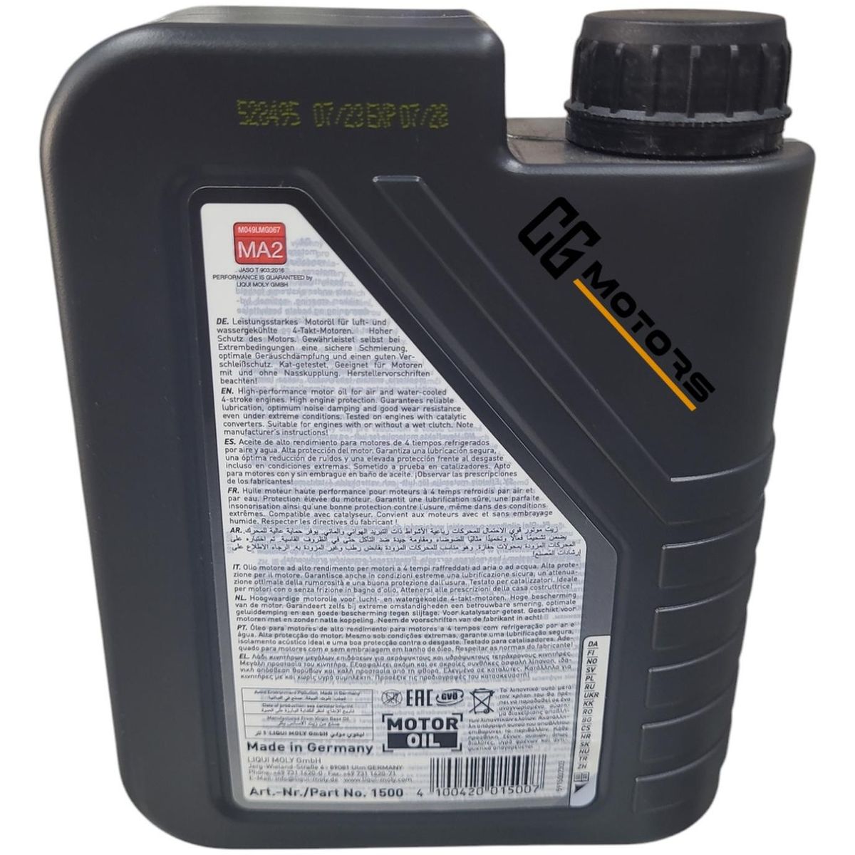 LIQUI MOLY - Aceite De Moto 20w50 Semi-sintetico Liquimoly 4t 1l Original