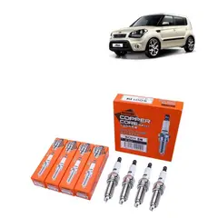 GENERICO - Bujías Iridio Masuma Pack 4 Para Kia Soul II III S001C