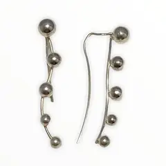 TAETHAI - Aros plata 925 sin piedras, estilo trepadores