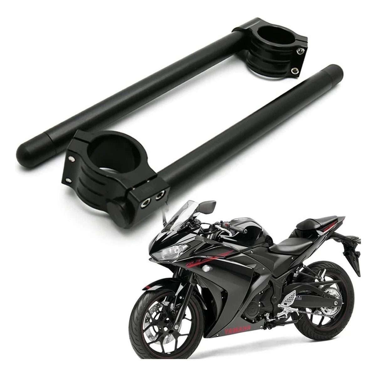 GENERICO - Semi Manillar / Manubrio Moto Yamaha R3 (antigua)