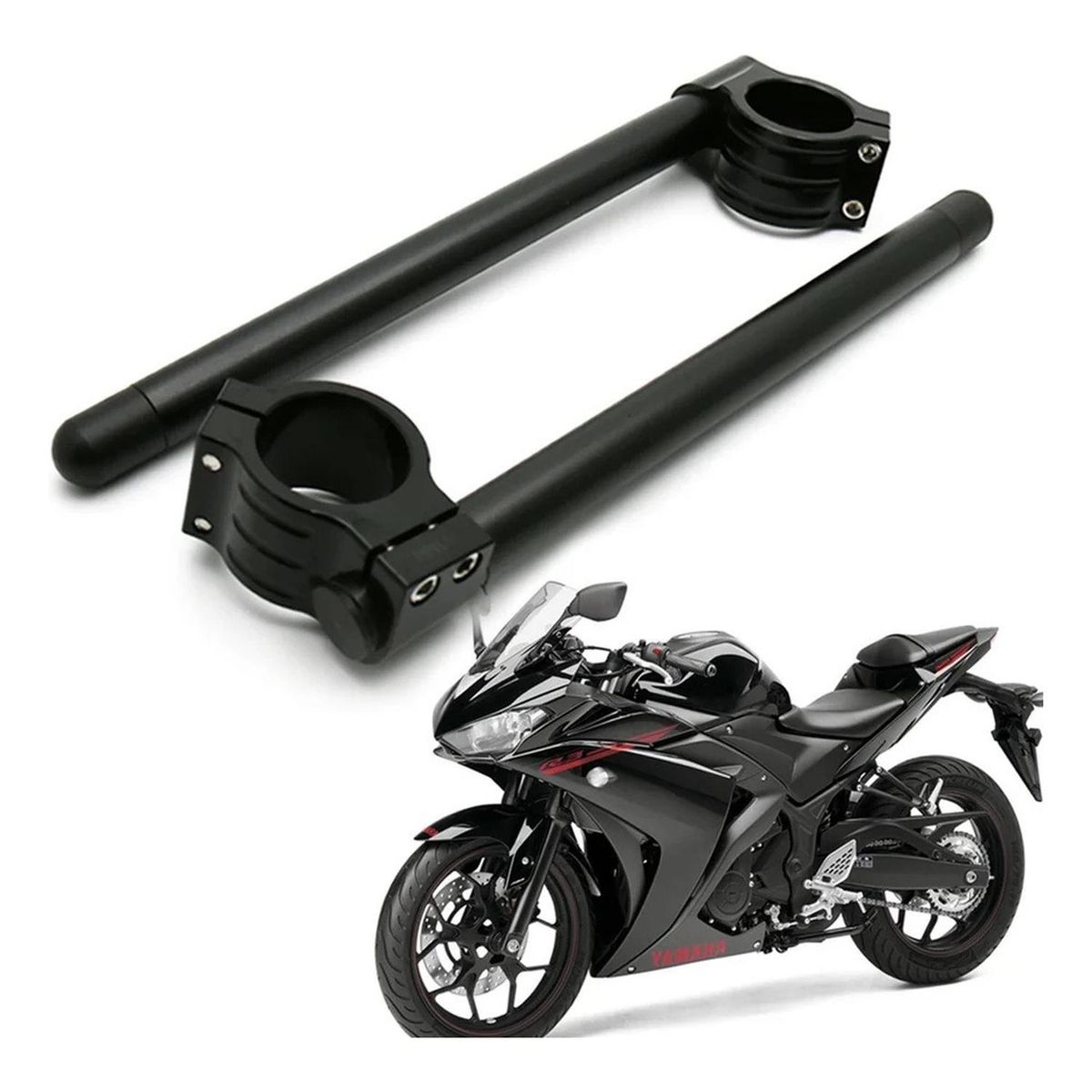 GENERICO - Semi Manillar / Manubrio Moto Yamaha R3 (antigua)