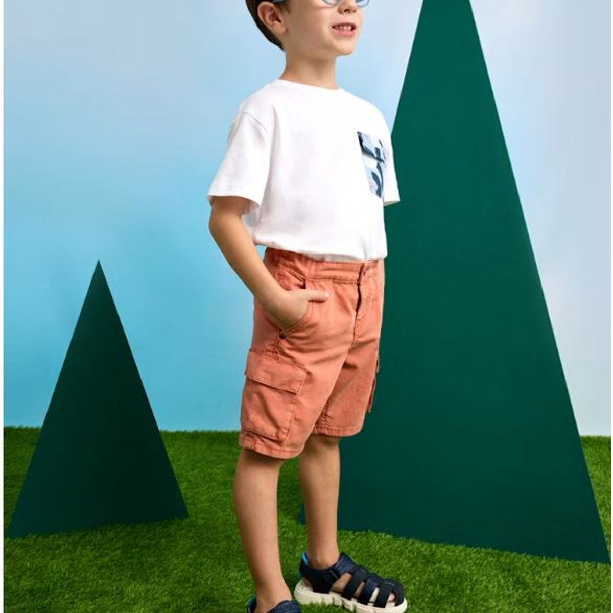 MAYORAL - Pantalón corto cargo niño