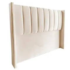 GENERICO - Respaldo Rayas 2 Plazas De Brazos Beige