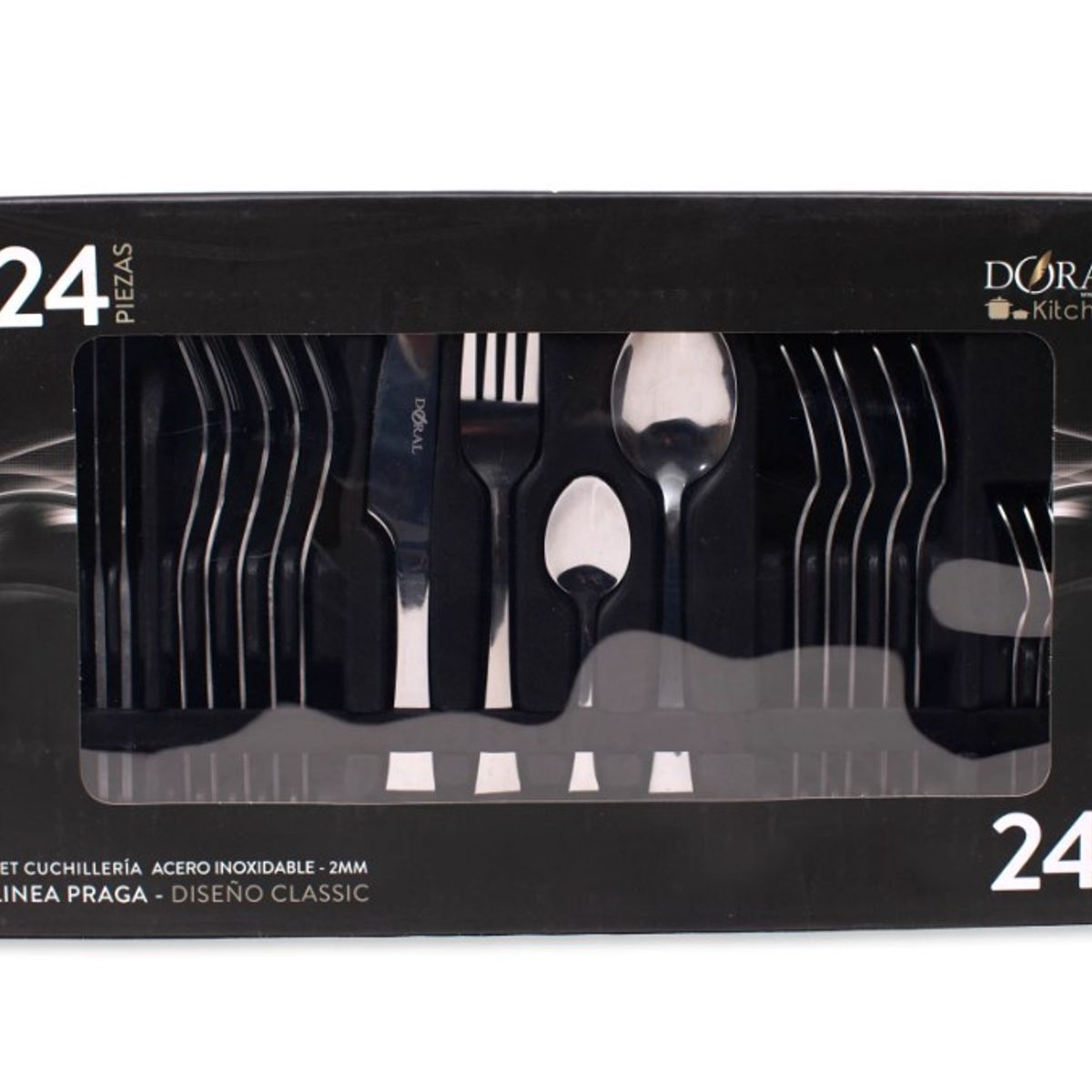 DORAL - SET CUCHILLERIA PRAGA 24 PZS 20mm